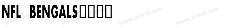 NFL Bengals字体转换